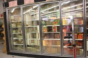 supermarket freezer