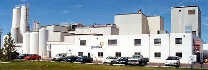 A section of the cheese plant at Gooding, one of the largest cheese manufacturing facilities in the world.