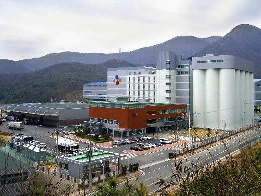 The new plant in South Korea now in full production.