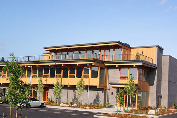 Turtle Island Foods' new plant is built on a 1.27 acre site in Port of Hood River's new business park. Image courtesy of Turtle Island Foods.