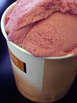 Mackie’s famous strawberry ice cream is made entirely using Scottish produce.