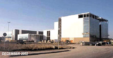 Work started on the new 120,000m&#178; brewery complex in 2002.