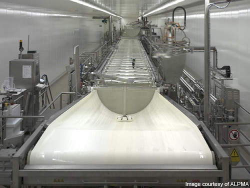 A coagulator similar to the one planned for the Saratoga Cheese plant.