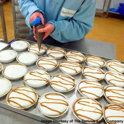 As well as having the latest technology, the Serious Desserts facility at Llantrisant employs many well-trained staff.