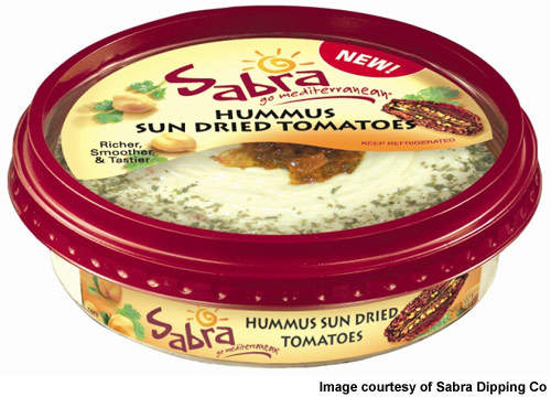 One of the many varieties of hummus produced by Sabra.
