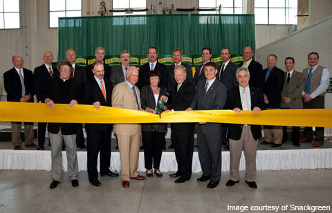 Officials during the Phase 1 opening of the plant in August 2010.