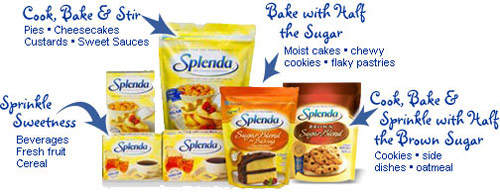 Splenda Sucralose is stable to heat, making it suitable for use in baking and cooking.