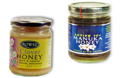 Some of the worldwide honeys supplied from the Rowse range.