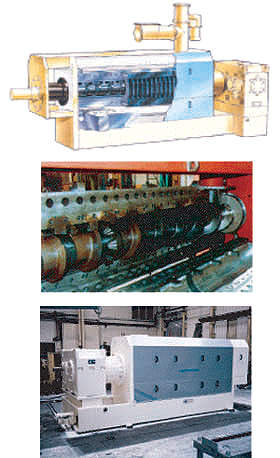 Palm oil extraction processing equipment.