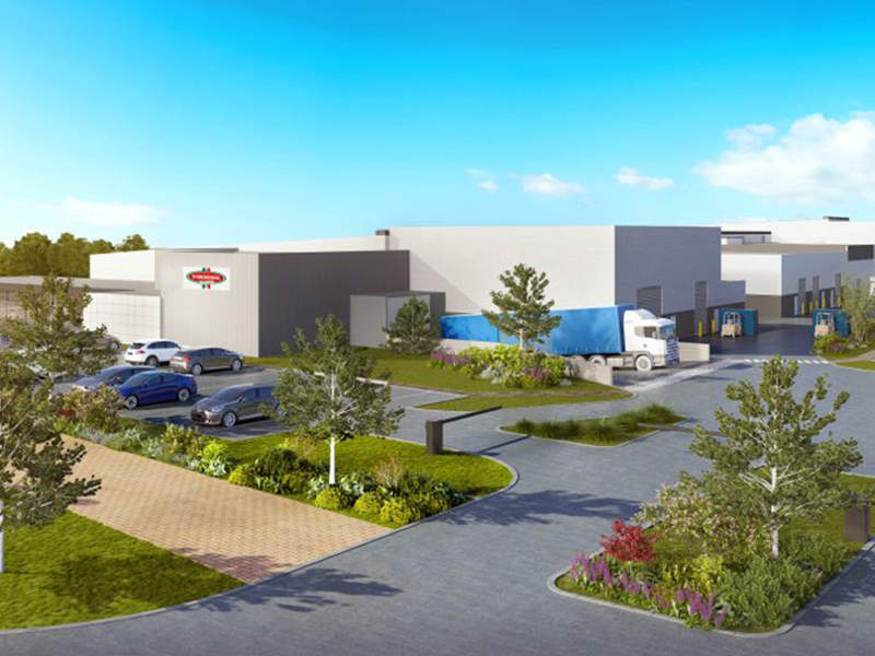 D’Orsogna’s new food processing facility is being built in Merrifield Business Park in Mickleham, Victoria, Australia. Credit: D'Orsogna.
