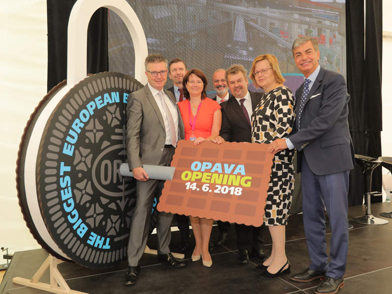 The expanded Opava facility was inaugurated in June 2018. Credit: Mondelēz International.