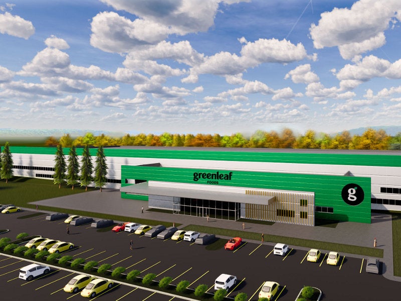 Greenleaf Foods is investing $310m in the Shelbyville plant-based protein facility. Image courtesy of CITY OF SHELBYVILLE, INDIANA.