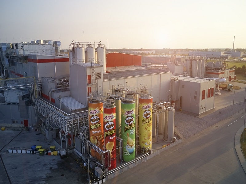 The new line is being built at a 21,000m² Pringles manufacturing facility. Credit: Kellogg's Europe.