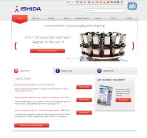 New Ishida website