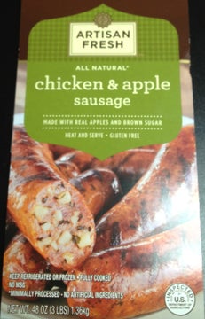 Chicken & apple sausage